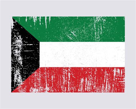 Kuwait flag vector 10830988 Vector Art at Vecteezy