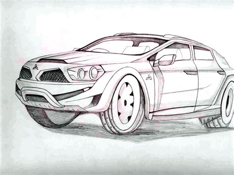 Creative How To Draw Car Pencil Sketches for Adult | Sketch Art Drawing