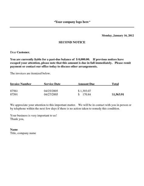 Past Due Invoice Email Template - Cards Design Templates