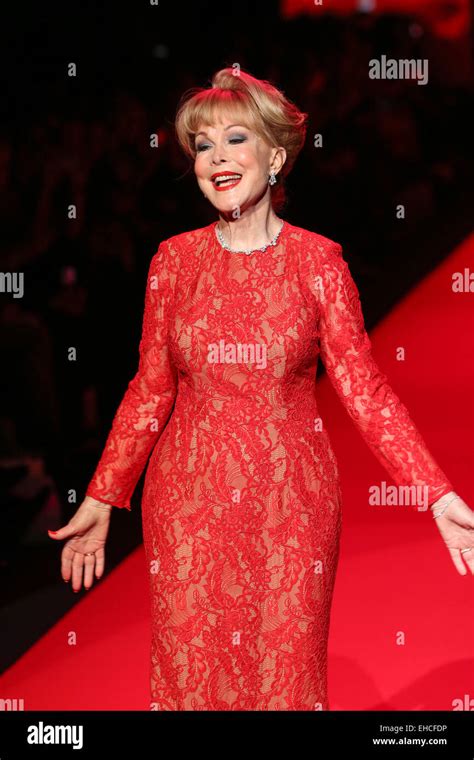 Barbara Eden walks the runway at the Go Red For Women Red Dress ...