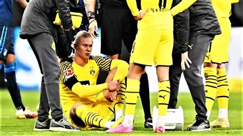 Erling Haaland Injury History at Dortmund - Football Devils