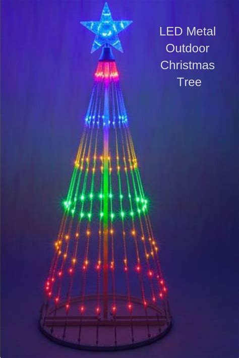 Create your own light show in minutes! LED Metal Tree Lighted Display ...