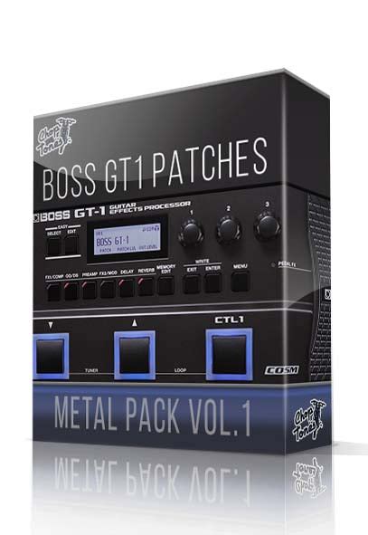 Metal Pack vol.1 for Boss GT-1 – ChopTones