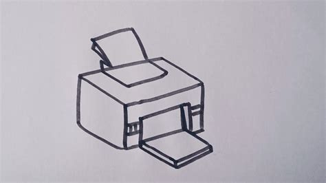 Computer Printer Drawing