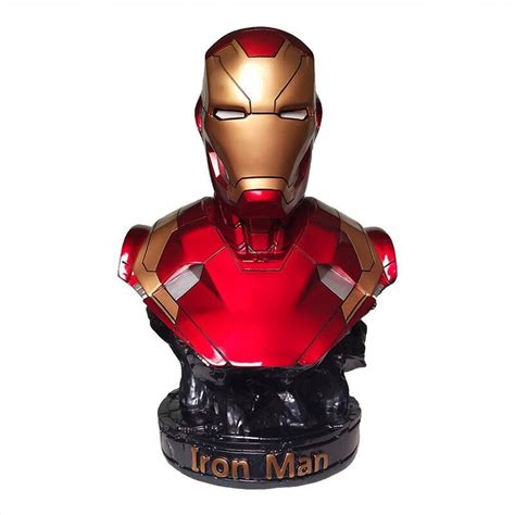 Collectible Iron Man Mark 46 Half Bust 35cm - Marvel Official