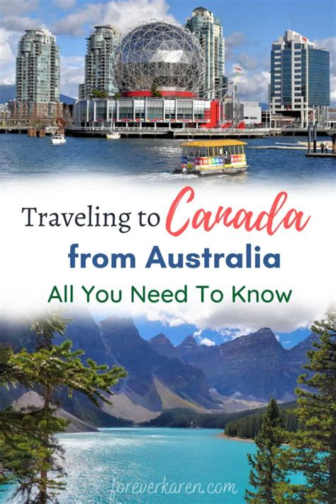 Visiting Canada from Australia, A Travel Guide - Forever Karen