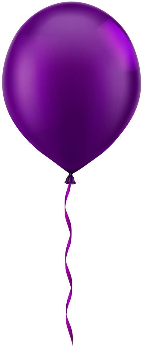 purple balloonss - Clip Art Library