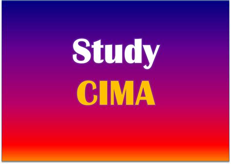 Study CIMA | London
