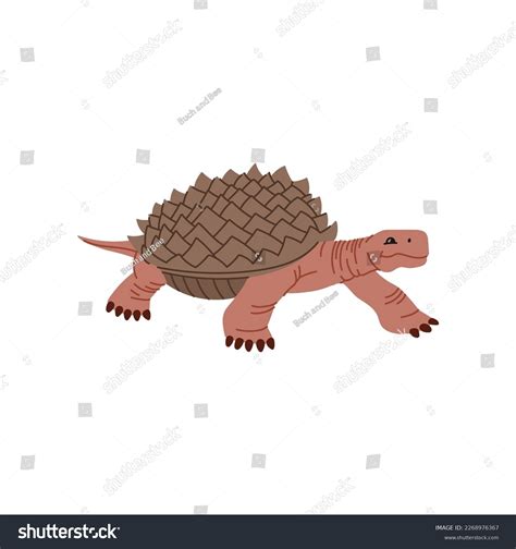 Carbonemys Dinosaur Turtle Cartoon Dino Character Stock Vector (Royalty ...