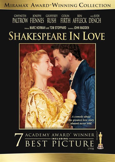 Shakespeare in Love Movie Poster - Shakespeare in Love Photo (29586175) - Fanpop