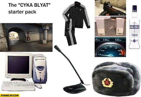 The Cyka blyat starter pack | StareCat.com