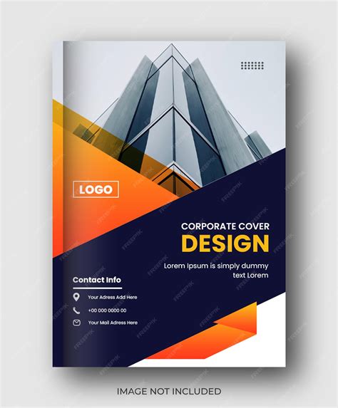 Premium PSD | Corporate business brochure book cover design template