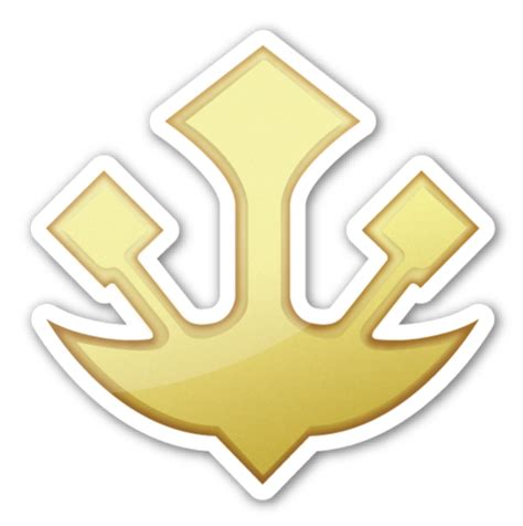 Trident Emblem | EmojiStickers.com | Trident, Emblems, Emoji