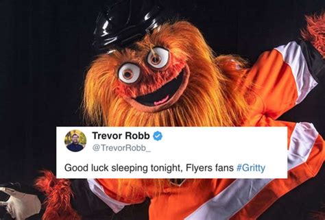 Philadelphia Flyers Mascot Gritty is Terrifying People on Social Media ...