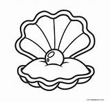 Clam Coloring Pages Printable For Free Download sketch template