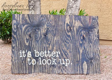 "It's Better to Look Up" Sign & Printable - Honeybear Lane