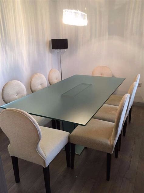 LARGE SOLID FROSTED GLASS TABLE | in Inverness, Highland | Gumtree