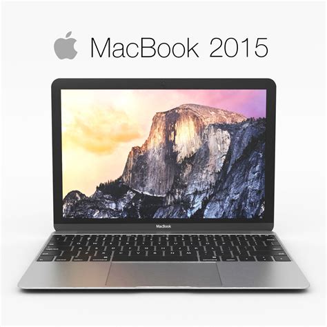 3D Apple MacBook 2015 | CGTrader