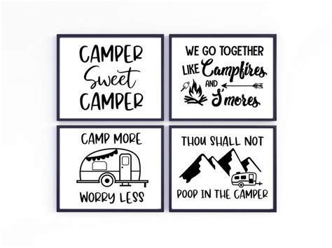 Free Printable Camping Décor Signs - This Ole Mom