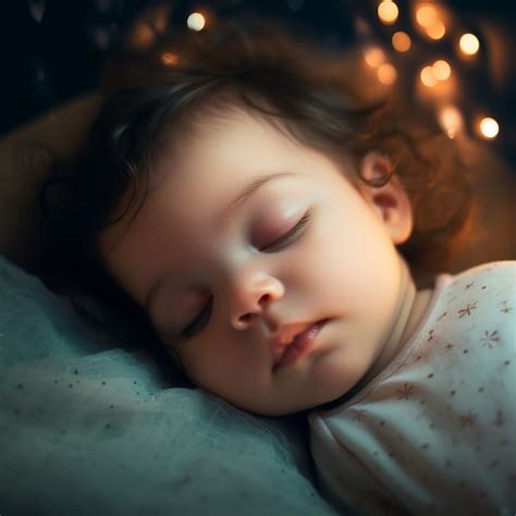 Free AI Image | Cute baby sleeping indoors