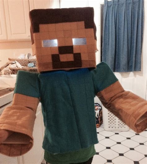 The Making of Herobrine | Minecraft costumes, Kids costumes, Diy halloween costumes