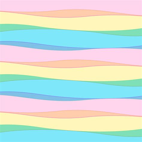 pastel color modern cute wavy horizontal lines pattern - Download Free ...