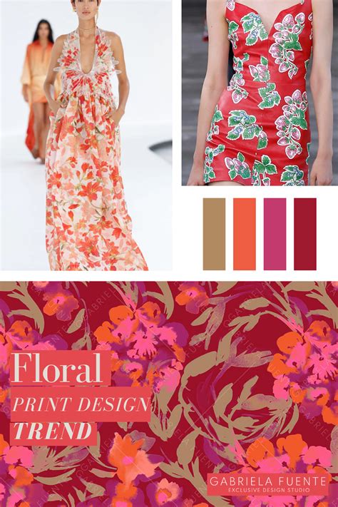 Pattern Trend Spring Summer 2025 - Floral Print | Color trends fashion ...