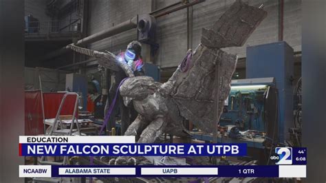 New falcon sculpture to overlook UTPB campus