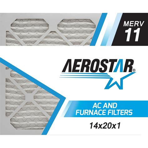 Aerostar 14x20x1 MERV 11, Air Filter, 14x20x1, Box of 4 - Walmart.com - Walmart.com