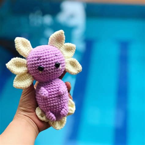 Crochet Axolotl Amigurumi Free Pattern - Kiki - Anvi’s Granny