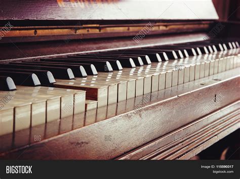 Old Piano Keyboard, Image & Photo (Free Trial) | Bigstock