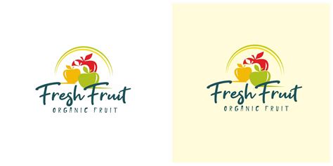 Fresh Fruit Logo by MaraDesign | Codester