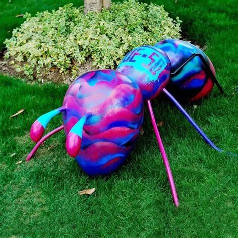 Colorful Ant Fiberglass Sculpture For Market Decoration - Buy Fiberglass Sculpture,Ant ...