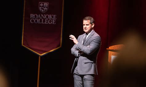 Former Congressman Adam Kinzinger delivers Fowler lecture