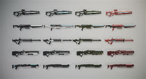 Futuristic Weapons Pack in Props - UE Marketplace