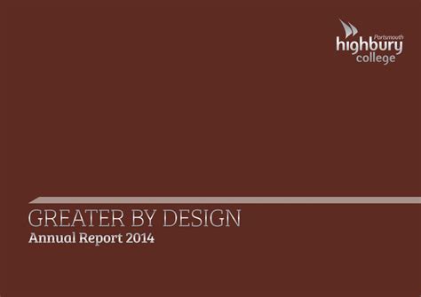 Highbury College – Annual Report 2014 by Highbury College - Issuu