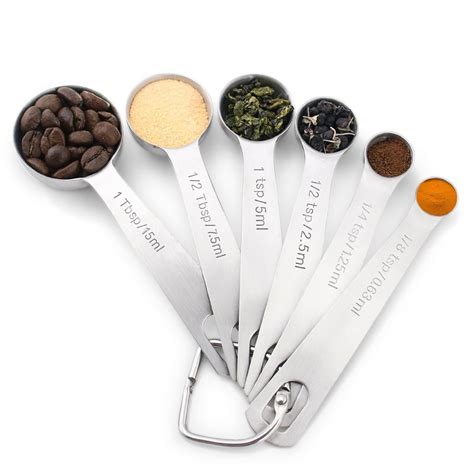 Amazon: 1Easylife H742 Stainless Steel Measuring Spoons, Set of 6 $9.99 - The Coupon Challenge