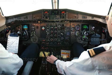 Airplane cockpit view 11582631 Stock Photo at Vecteezy