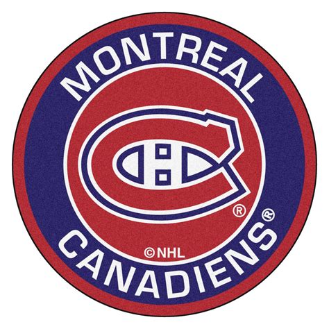 NHL - Montreal Canadiens Roundel Mat 27" diameter | Montreal canadiens ...