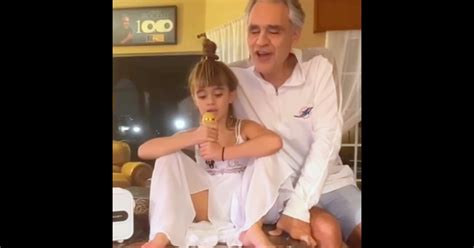 Andrea Bocelli And Her Daughter Perform Sweet Duet