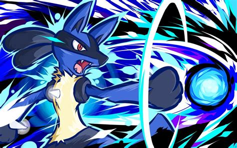 Lucario | Aura Sphere | Cool pokemon wallpapers, Pokemon poster, Pokemon pictures