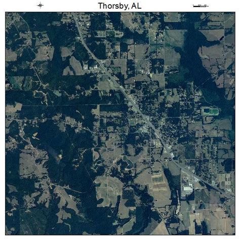 Aerial Photography Map of Thorsby, AL Alabama