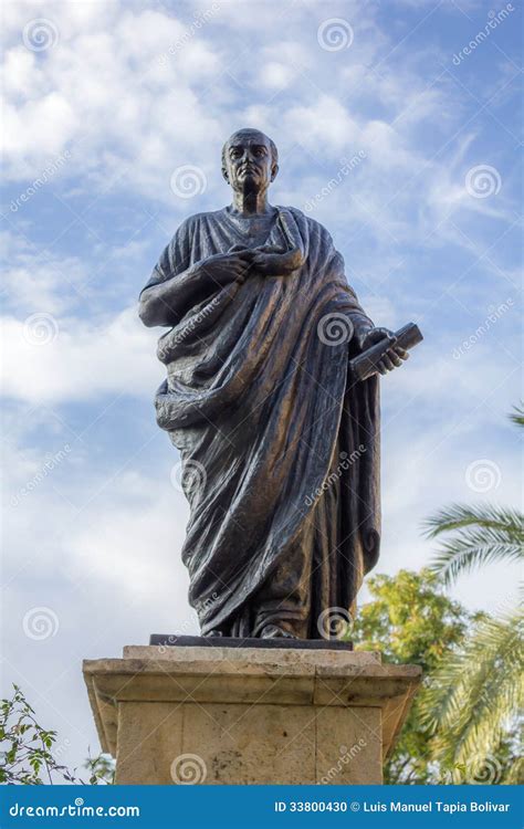 Statue of Seneca in Cordoba Stock Photo - Image of cordoba, seneca: 33800430