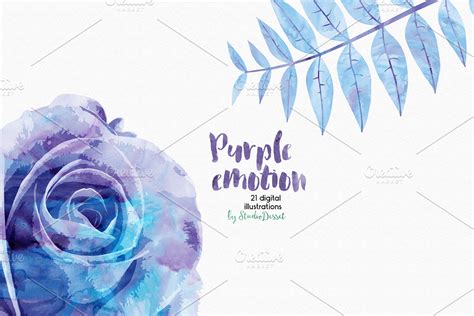 Purple Emotion | Custom-Designed Illustrations ~ Creative Market