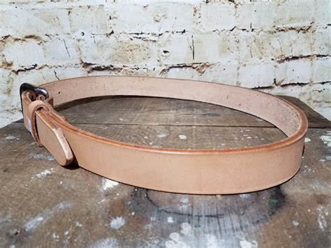 RAW/NATURAL LEATHER HEAVY DUTY LEATHER BELT: SIZES 38-44: US MADE | The ...