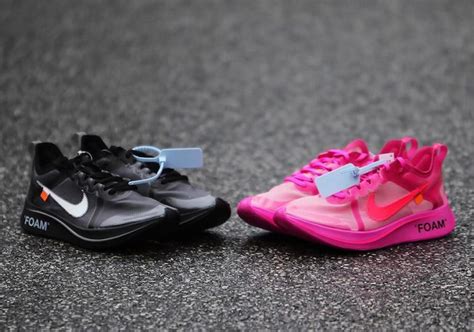 Off-White x Nike Zoom Fly Black + Pink Release Date - SBD