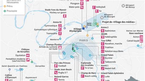 Jeux Olympiques. Paris-2024 : la nouvelle carte des sites dévoilée