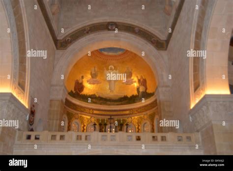 Church of Transfiguration, Mt. Tabor, Israel Stock Photo - Alamy