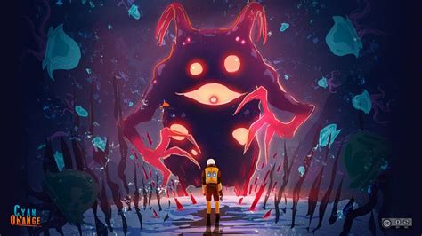 ArtStation - Risk of Rain II - April 2019 Wallpaper, Cyan Orange | Rain ...