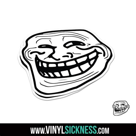 TROLL FACE • JDM Tuner Stickers • Vinyl Sickness